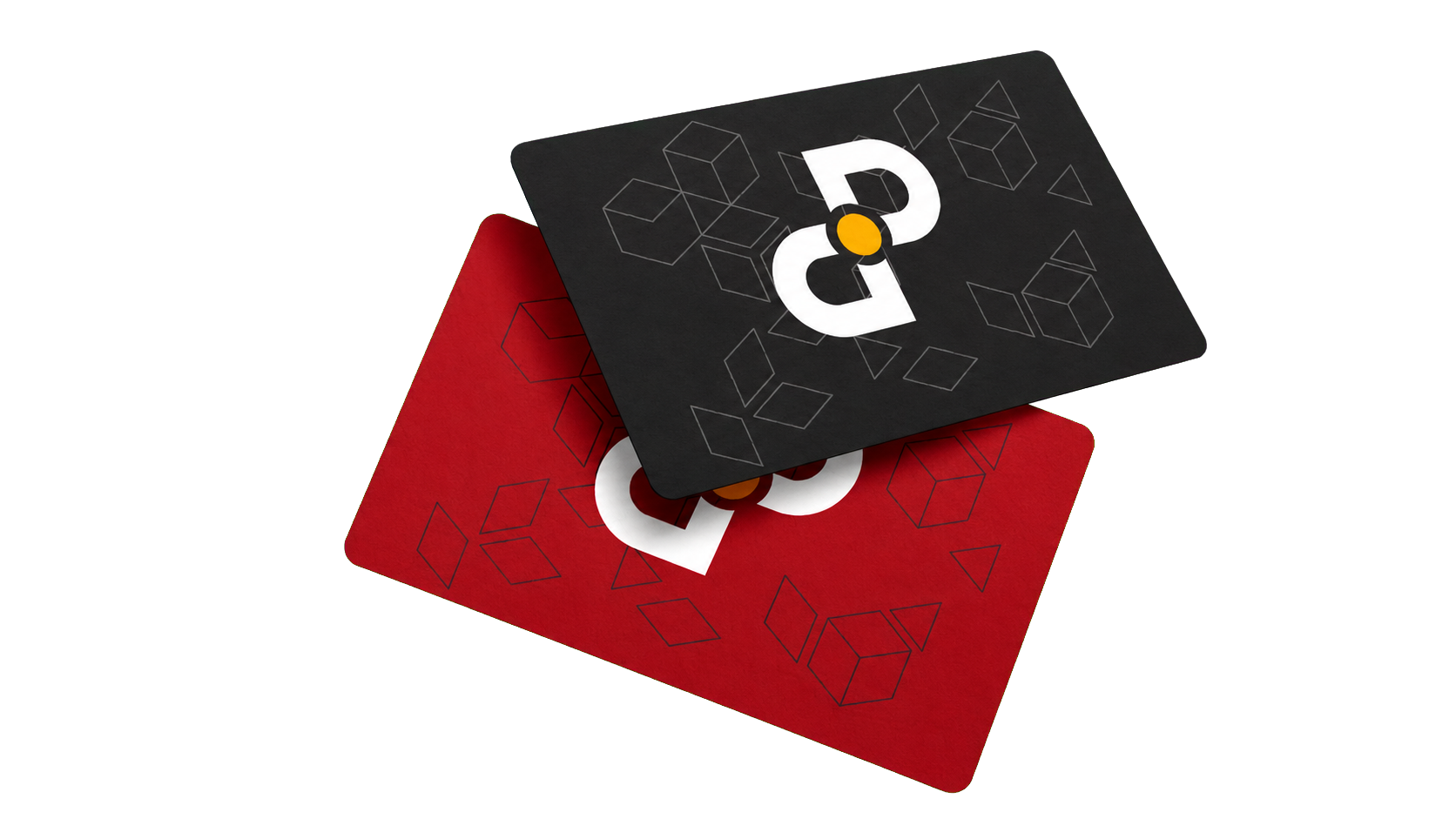 Black and red PandaEX crypto gift cards